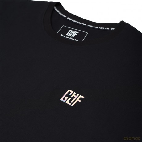 FragON - Holografic Logo Oversize T-shirt Black, L/XL