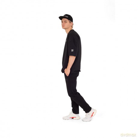 FragON - Holografic Logo Oversize T-shirt Black, L/XL