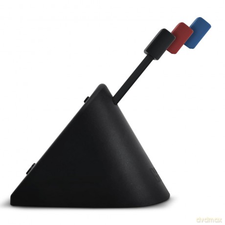 FragON - Tower Mouse Bungee with 3 Colorful clips, Black