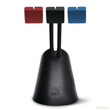 FragON - Tower Mouse Bungee with 3 Colorful clips, Black