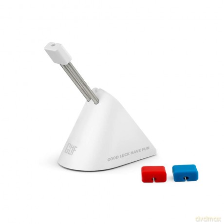 FragON - Tower Mouse Bungee with 3 colorful clips, White