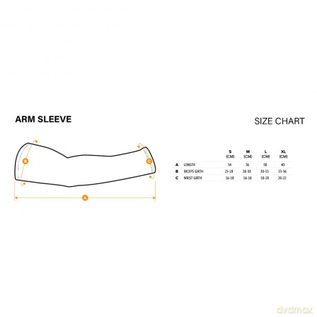 FragON Gaming arm sleeve black, M
