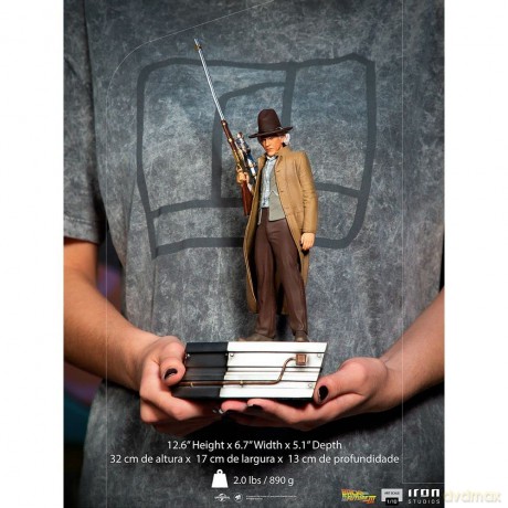 Iron Studios BACK TO THE FUTURE III - Doc Brown Statue 1/10