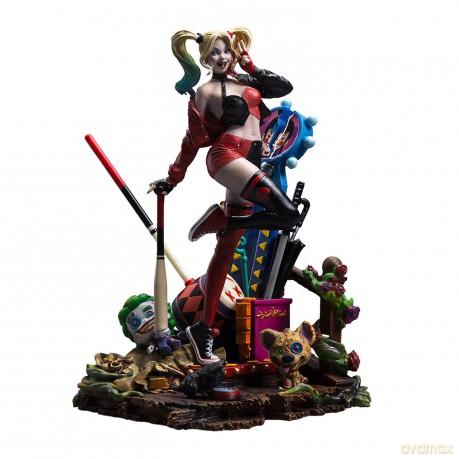 Iron Studios DC Comics - Harley Quinn Deluxe - Gotham City Sirens Statue Art Scale 1/10