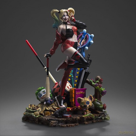 Iron Studios DC Comics - Harley Quinn Deluxe - Gotham City Sirens Statue Art Scale 1/10
