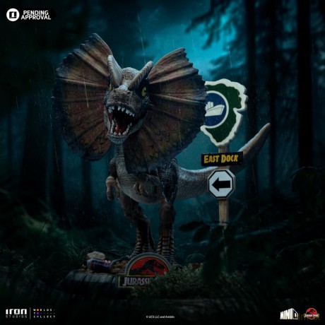 Iron Studios JURASSIC PARK - Dilophosaurus MiniCo Figure