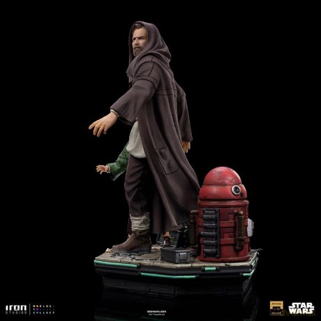 Iron Studios Star Wars - Obi-Wan and Young Leia Statue Deluxe Art Scale 1/10
