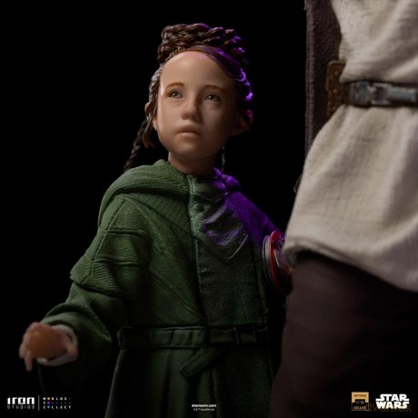 Iron Studios Star Wars - Obi-Wan and Young Leia Statue Deluxe Art Scale 1/10