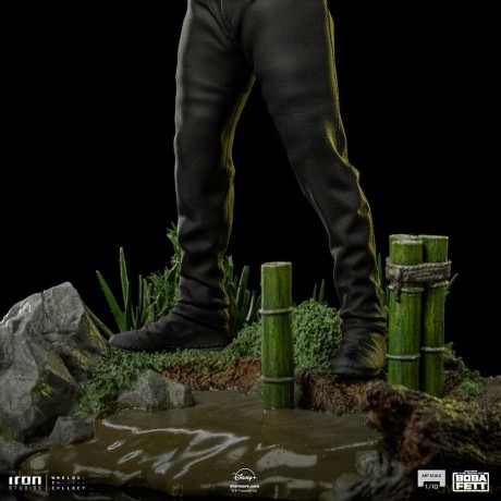 Iron Studios The Book of Boba Fett - Luke Skywalker and Grogu Training Statue Art Scale 1/10