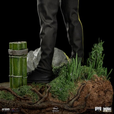Iron Studios The Book of Boba Fett - Luke Skywalker and Grogu Training Statue Art Scale 1/10