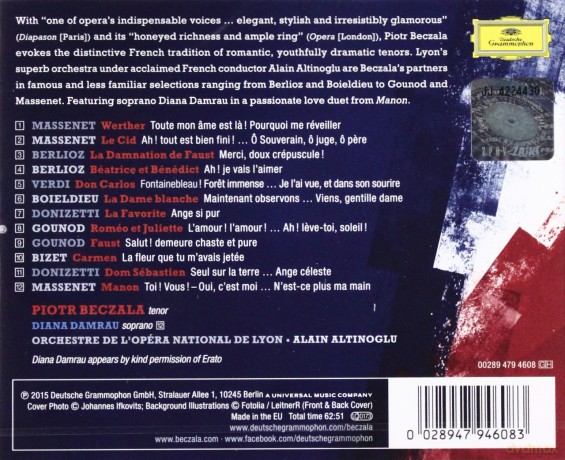 Piotr Beczała: The French Collection (PL) [CD]