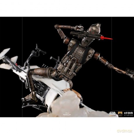 Iron Studios The Mandalorian - IG-11 and The Child Statue Deluxe Art Scale 1/10