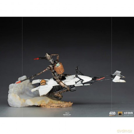 Iron Studios The Mandalorian - IG-11 and The Child Statue Deluxe Art Scale 1/10
