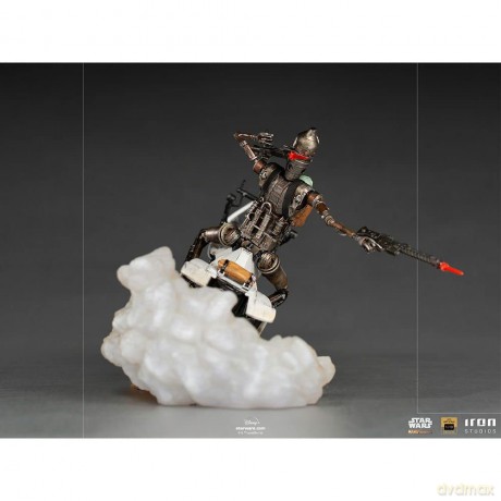 Iron Studios The Mandalorian - IG-11 and The Child Statue Deluxe Art Scale 1/10