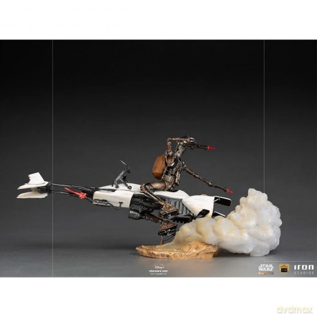 Iron Studios The Mandalorian - IG-11 and The Child Statue Deluxe Art Scale 1/10
