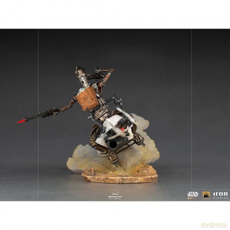 Iron Studios The Mandalorian - IG-11 and The Child Statue Deluxe Art Scale 1/10