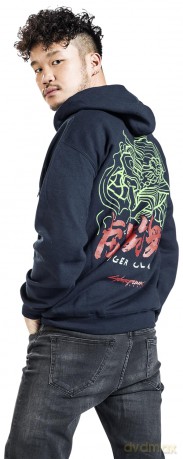 Jinx Cyberpunk 2077 - Tyger Claws For Lyfe Hoodie Navy, Zip - Up, S