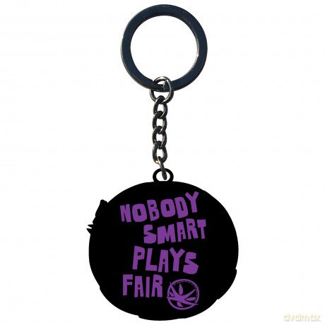 Jinx The Witcher - Nobody Smart Plays Fair Keychain
