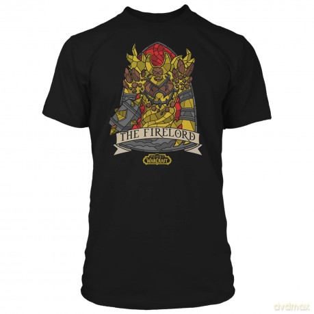 Jinx World of Warcraft - Ragnaros Stained Glass Premium T-shirt Black, L