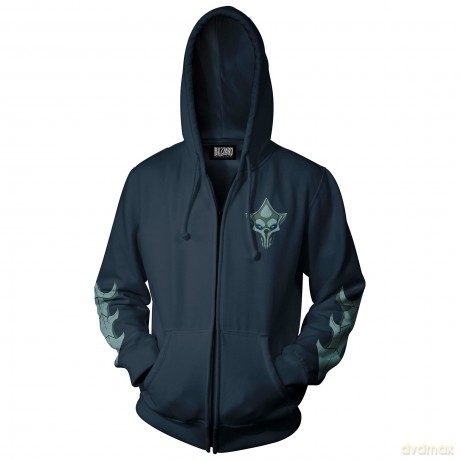 World of Warcraft Shadowlands bluza z suwakiem S
