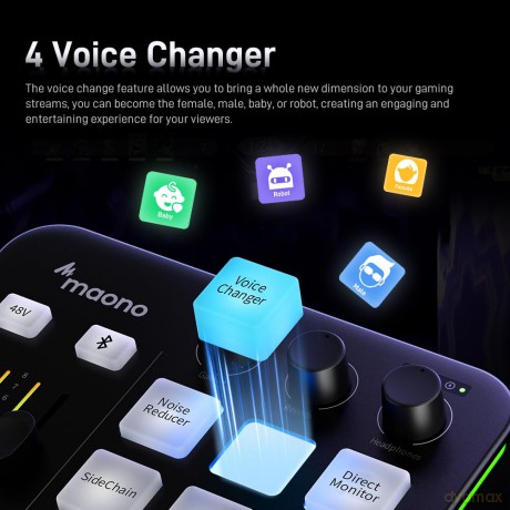 MAONO Maonocaster G1 NEO Audio Mixer For Game Streamer