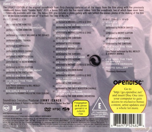 Dirty Dancing soundtrack [CD]+[DVD]