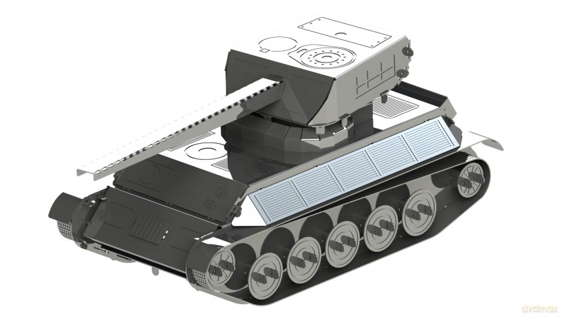 Metal Time | Amx-13/75 Model Constructor Kit, 56 parts | World Of Tanks