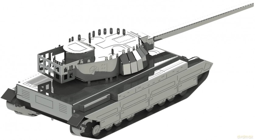 Metal Time | Conqueror Fv214 Model Constructor Kit, 46 parts | World Of Tanks