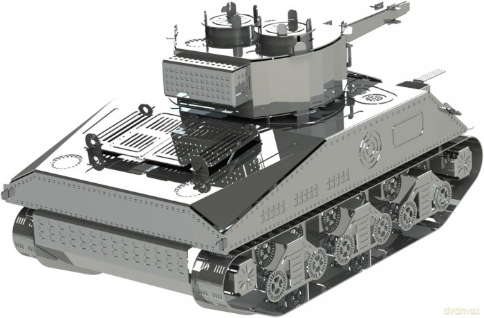 Metal Time | M4 Sherman, 44 parts | World of Tanks