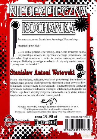 Niebezpieczna kochanka - Stanisław Wotowski [AUDIOBOOK] [CD-MP3]