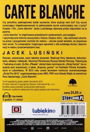 Carte blanche - Jacek Lusiński [AUDIOBOOK] [CD-MP3]