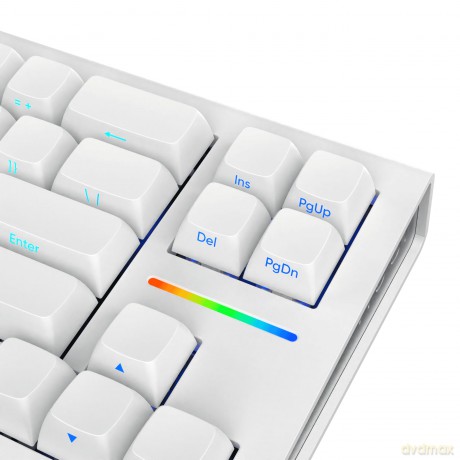 Nubi NK68HE White - Hall Effect Gaming Keyboard (ANSI US)