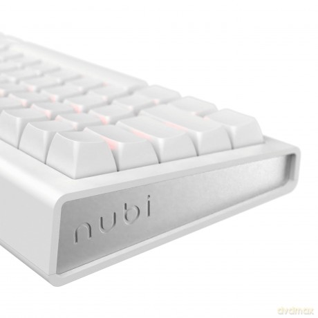 Nubi NK68HE White - Hall Effect Gaming Keyboard (ANSI US)