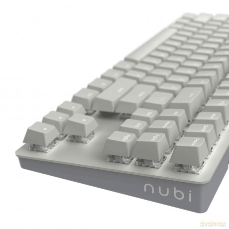 Nubi NK87 White - Mechanical Gaming Keyboard (ANSI US)
