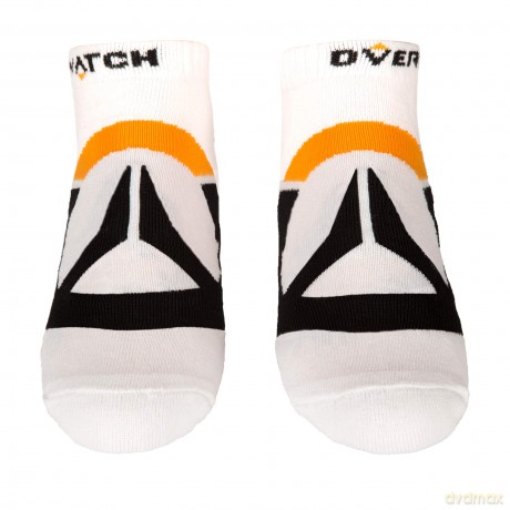 Overwatch Logo Socks (3 Pack)-One Size-White
