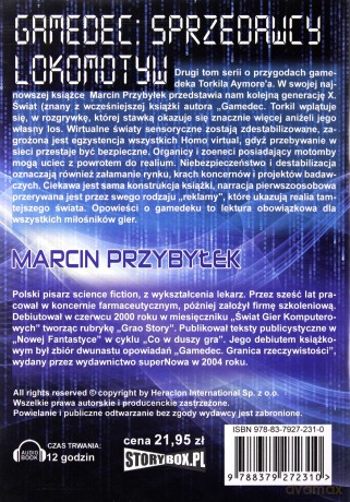 Gamedec: Sprzedawcy lokomotyw - Marcin Przybyłek [AUDIOBOOK] [CD-MP3]