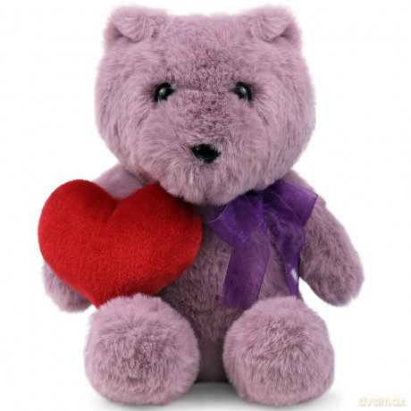 Plush toy WP MERCHANDISE Bear Mary with a heart 21cm