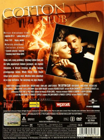 Cotton Club (digipack) [DVD]