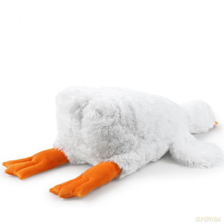 Plush toy WP MERCHANDISE Goose Hrysha, white, 79 cm
