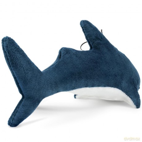 Plush toy WP MERCHANDISE Shark Siya, turquoise 9.5 cm