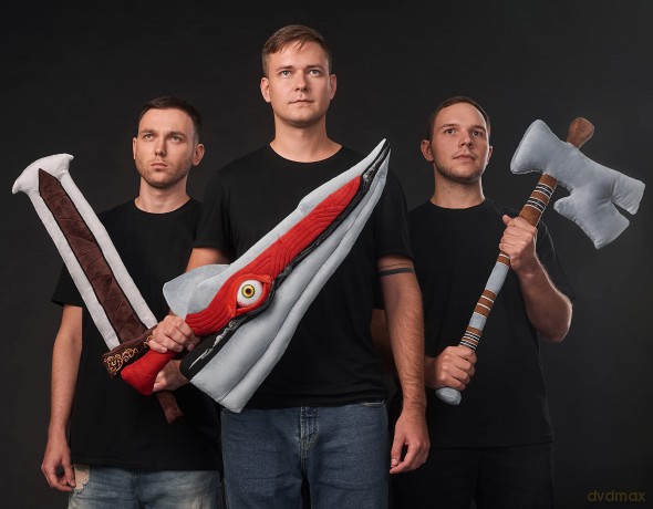 Plush weapon SOULCALIBUR Kulutues Axe 81 cm (Color Box)