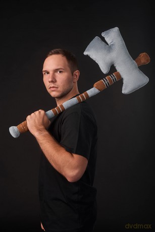 Plush weapon SOULCALIBUR Kulutues Axe 81 cm (Color Box)