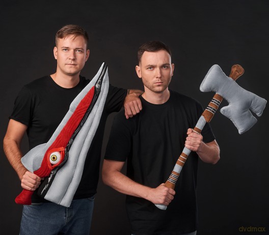 Plush weapon SOULCALIBUR Kulutues Axe 81 cm (Color Box)