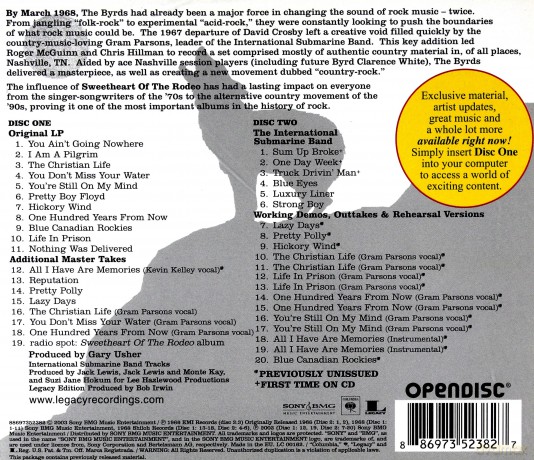The Byrds: Sweetheart Of The Rodeo [2CD]