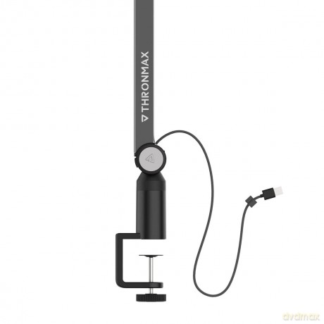 THRONMAX S1 CASTER Boom Arm Stand (Build-in USB-C 3 meters), Dark Gray