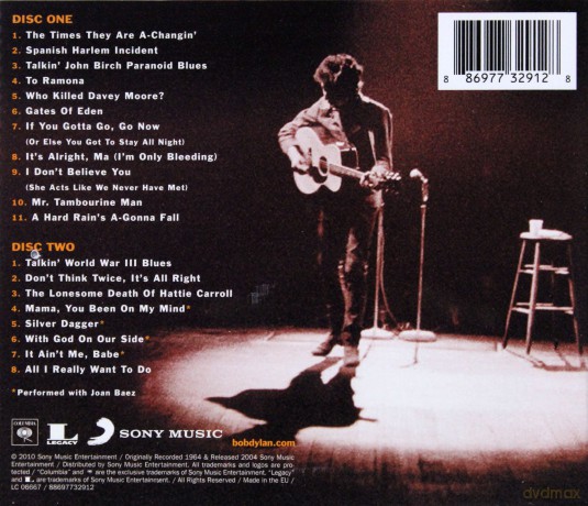 Bob Dylan: The Bootleg Volume 6: Bob Dylan Live 1964 - Concert At Philharmonic Hall [2CD]