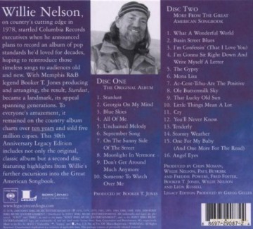 Willie Nelson: Stardust (30th Anniversary Legacy Edition) [2CD]
