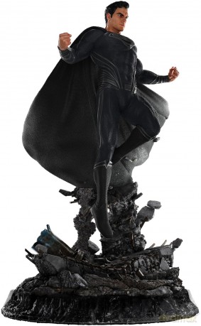 Weta Workshop Justice League - Superman Black Suit Statue 1/4 scale