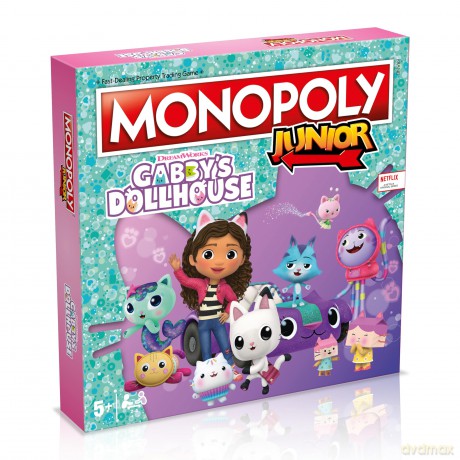 Winning Moves Gabby's Dollhouse- Monopoly Junior English