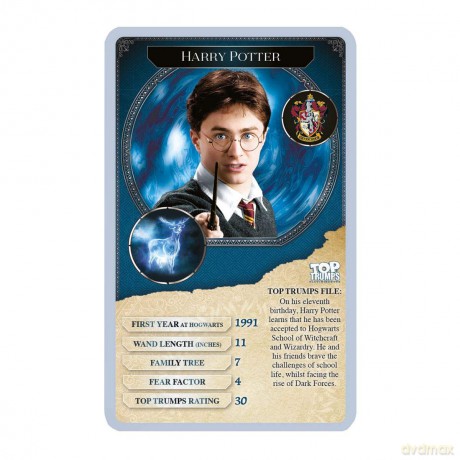 Winning Moves Harry Potter - Top Trumps 30 Greatest Witches and Wizards English